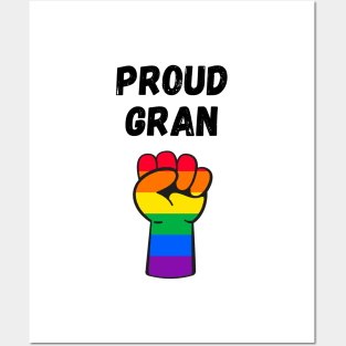 Proud Gran Rainbow Pride T Shirt Design Posters and Art